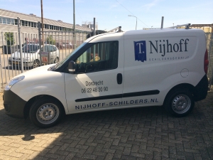 Buiten Schilderwerken auto Nijhoff Schildersbedrijf