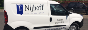Buiten Schilderswerken auto Nijhoff Schildersbedrijf